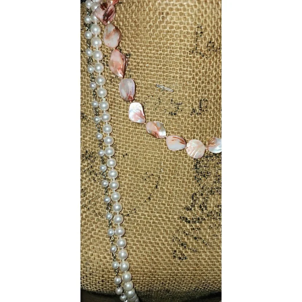 Faux Pearl Necklace